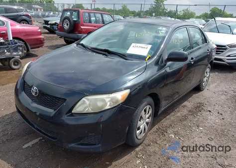 2009 Toyota Corolla Le из США, поврежденный, VIN 2T1BU40E69C147233